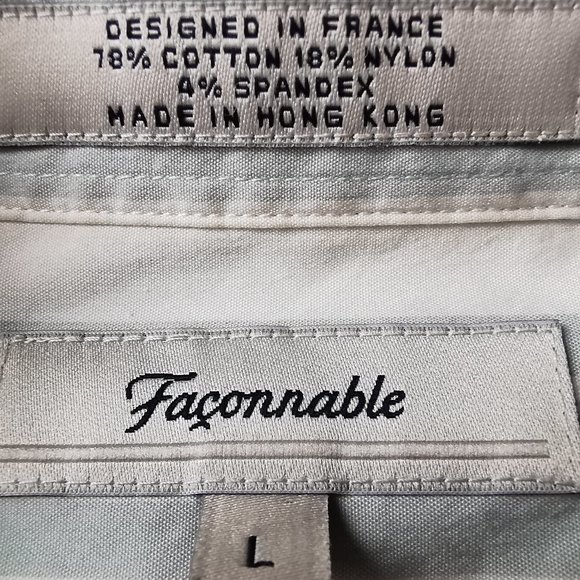 Faconnable Ladies Striped Button down Blouse - Picture 3 of 11